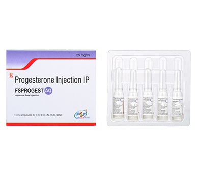 Progesteron in'ektsiyasi 25 mg / 1 ml